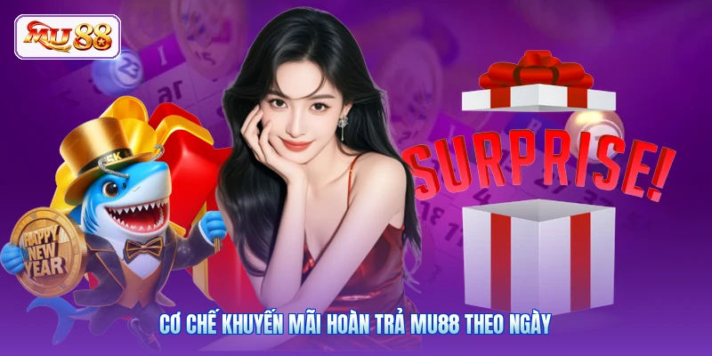 Khuyến Mãi Hoàn Trả MU88 | Nhận Tiền Cược Mỗi Ngày Tới 3% Cơ chế khuyến mãi hoàn trả MU88 theo ngày