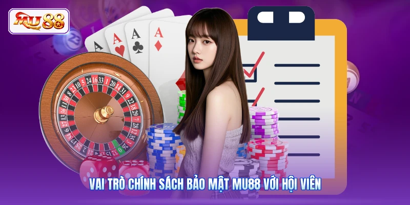 Chính Sách Bảo Mật MU88 | An Tâm Trải Nghiệm Cược Chuẩn Xác Vai trò chính sách bảo mật MU88 với hội viên